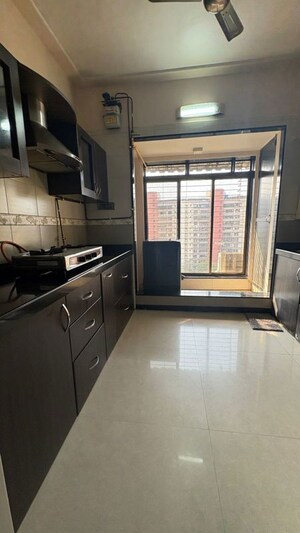 Kitchen in 2 BHK Apartment at Patel Heritage, Kharghar – for Rent