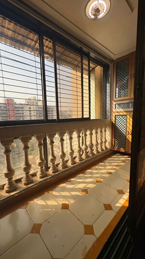 Balcony in 2 BHK Apartment at Patel Heritage, Kharghar – for Rent