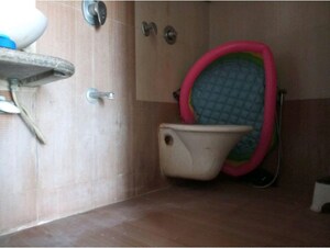 Bathroom in 1 BHK Apartment at Coral Heights, Kavesar – for Rent