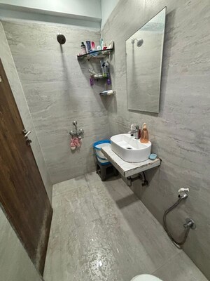 Bathroom in 2 BHK Apartment at JHV Hira Laxmi Heights, Ulwe Sector 9 – for Sale
