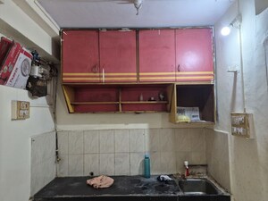 Kitchen in 1 RK Apartment at Chatrapati Shivaji Raje Complex, Kandivali West – for Rent
