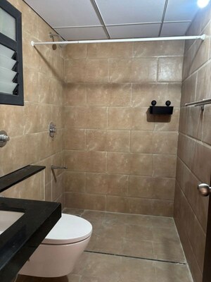 Bathroom in 3 BHK Apartment at Puravankara Purva Atmosphere, Thanisandra Main Road – for Rent