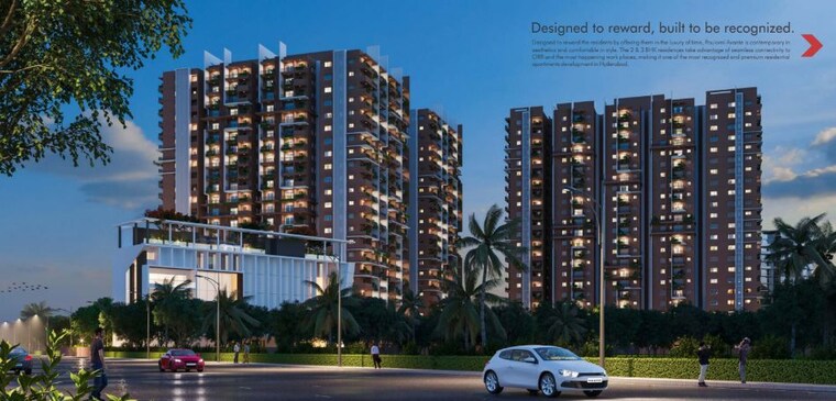 Exterior View, poulomi-avante 3 Bedroom 1960 Sq.Ft. Apartment In Kokapet Hyderabad 10233454