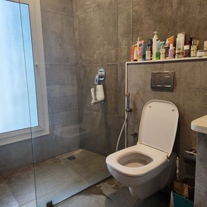 Bathroom in 3 BHK Apartment at SNN Clermont, Hebbal – for Rent