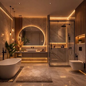 Attached Bathroom in 4 BHK Villa at Vijay Nagar – for Sale