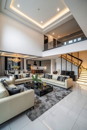 Living Room in 4 BHK Villa at Vijay Nagar – for Sale