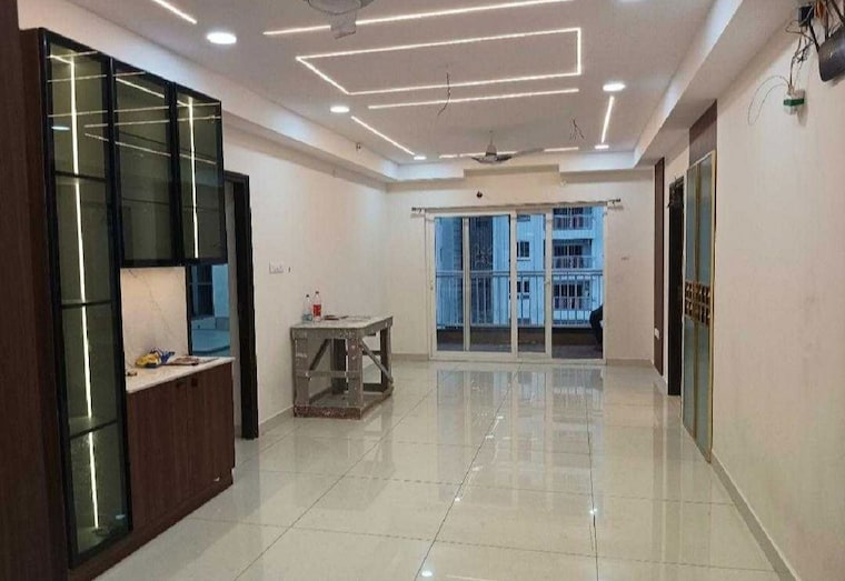 Living Room, my-home-tarkshya 3 Bedroom 1957 Sq.Ft. Apartment In Kokapet Hyderabad 10233529