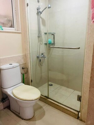Bathroom in 3 BHK Apartment at Hiranandani Gardens Eldora, Powai – for Rent
