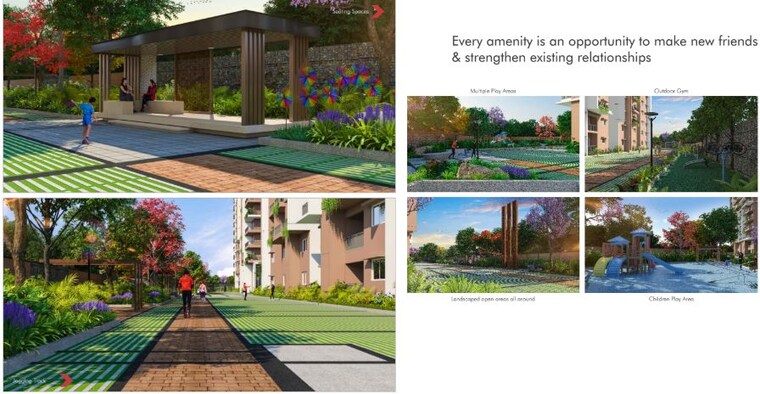 Garden, poulomi-avante 3 Bedroom 2575 Sq.Ft. Apartment In Kokapet Hyderabad 10233556