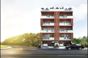 3 BHK Builder Floor – Exterior View View at M2K Olive Greens, Sector 104 - for Sale