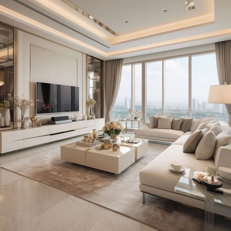 Living Room, vijay nagar 3 Bedroom 1530 Sq.Ft. Villa In Vijay Nagar Hassan 10233689