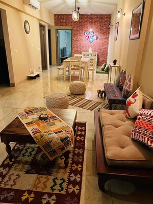 Living Room in 3 BHK Apartment at Emaar Palm Premier, Sector 77 – for Rent