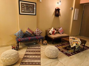 Living Room in 3 BHK Apartment at Emaar Palm Premier, Sector 77 – for Rent