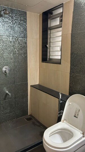 Bathroom in 2 BHK Apartment at Divine Aspen Garden, Goregaon East – for Rent