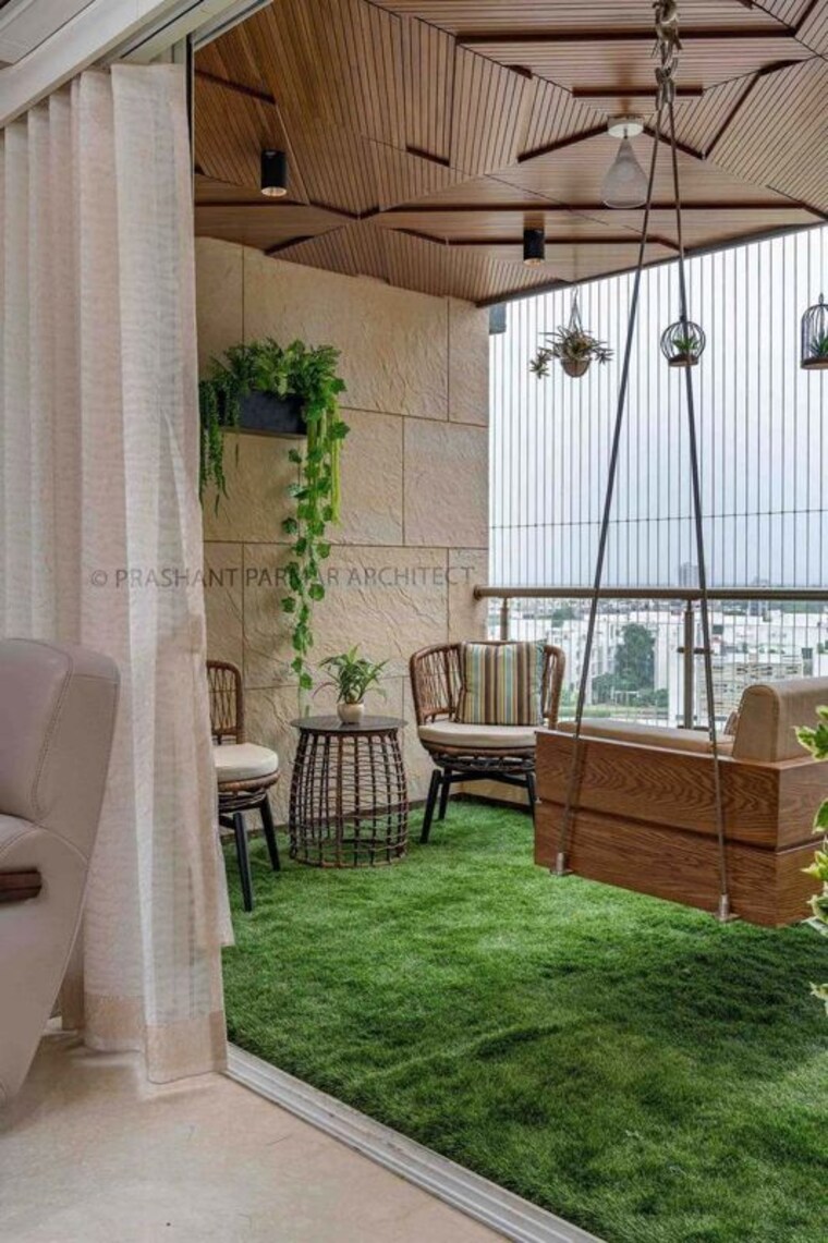 Balcony, vijay nagar 3 Bedroom 1399 Sq.Ft. Villa In Vijay Nagar Hassan 10233696