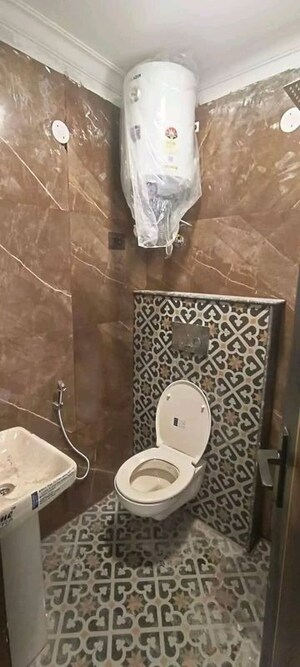 Bathroom in 1 BHK Builder Floor at Chattarpur – for Rent