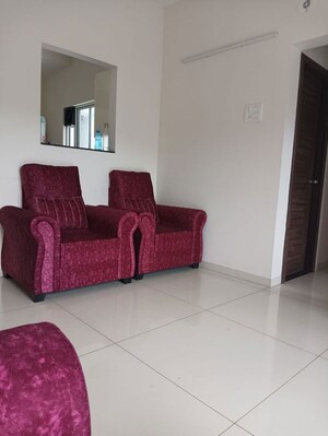 Living Room in 2 BHK Apartment at Megapolis Symphony, Hinjewadi – for Rent