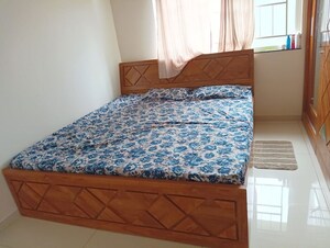 Bedroom in 2 BHK Apartment at Megapolis Symphony, Hinjewadi – for Rent