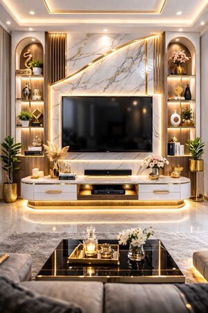 Living Room in 4 BHK Villa at Vijay Nagar – for Sale