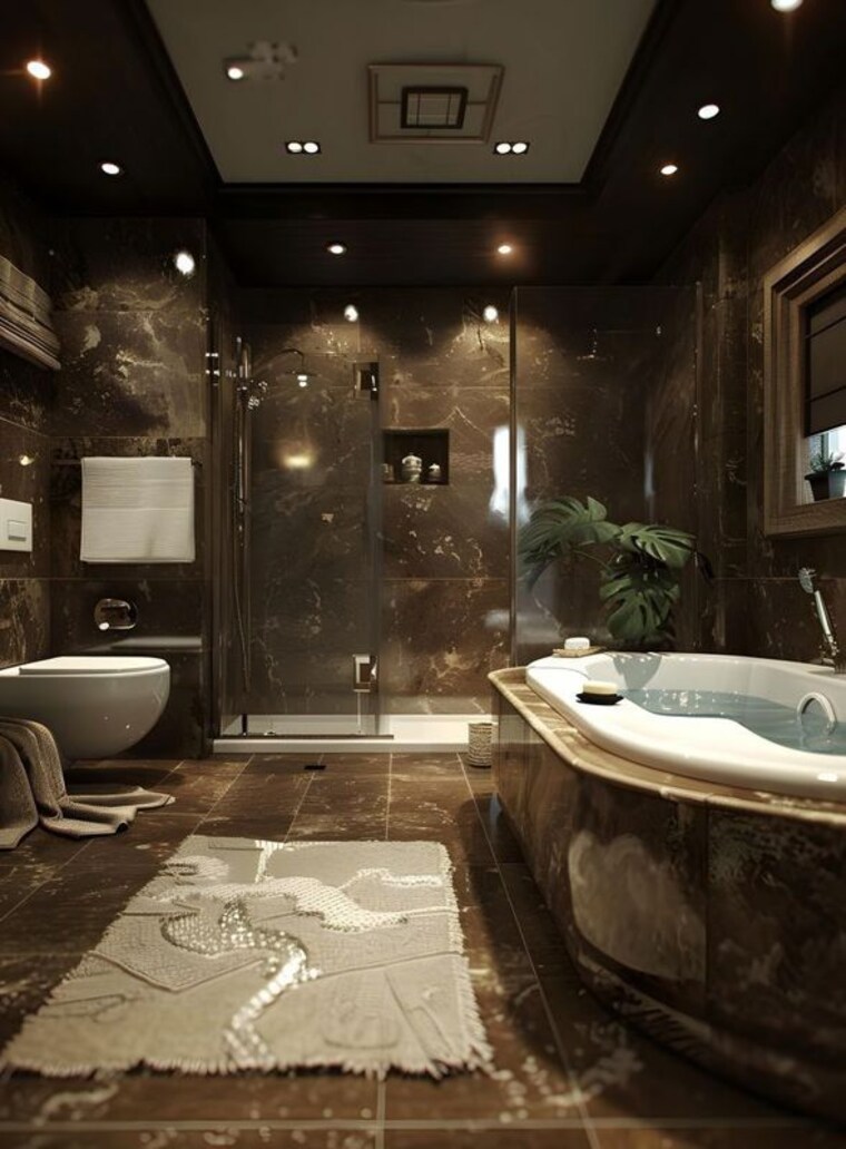 Bathroom, vijay nagar 2.5 Bedroom 1200 Sq.Ft. Villa In Vijay Nagar Hassan 10233766