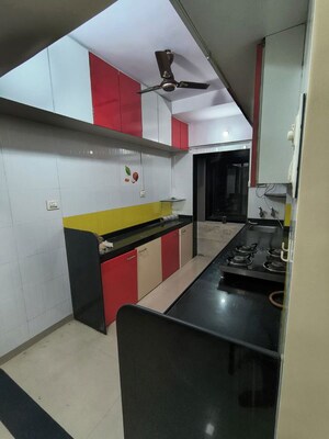 Kitchen in 3 BHK Apartment at Ramdev Paradise, Mira Road East – for Rent