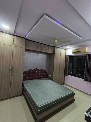 Bedroom in 3 BHK Apartment at Ramdev Paradise, Mira Road East – for Rent