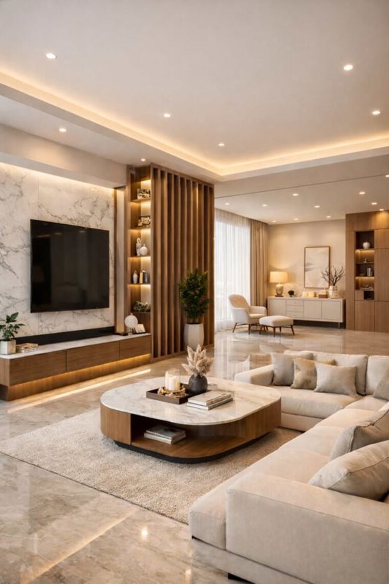 Living Room, vijay nagar 2.5 Bedroom 1200 Sq.Ft. Villa In Vijay Nagar Hassan 10233757