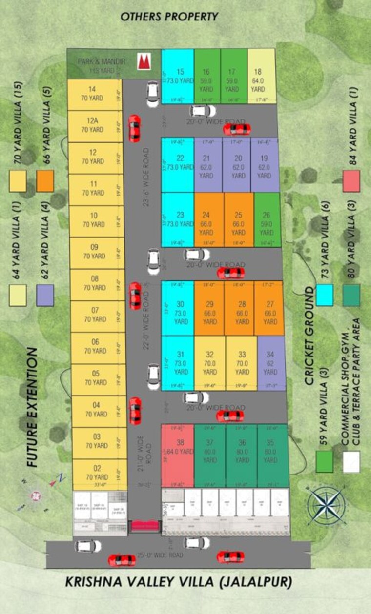 Master Plan, vihaan-garden-city 2.5 Bedroom 1250 Sq.Ft. Builder Floor In Bisrakh Jalalpur Greater Noida 10233807