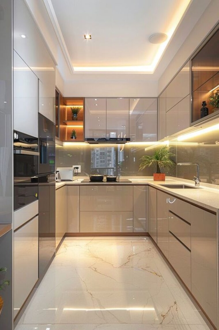 Kitchen, vijay nagar 3 Bedroom 1200 Sq.Ft. Villa In Vijay Nagar Hassan 10233836