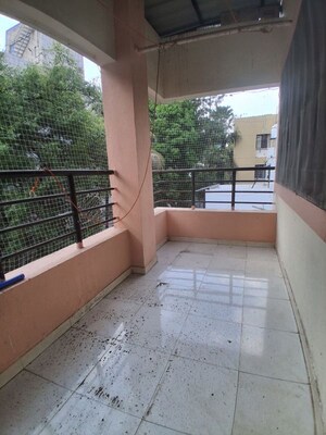 Balcony in 3 BHK Apartment at Karve Nagar – for Rent