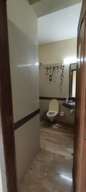 Bathroom in 3 BHK Apartment at K Raheja Heights, Malad East – for Rent