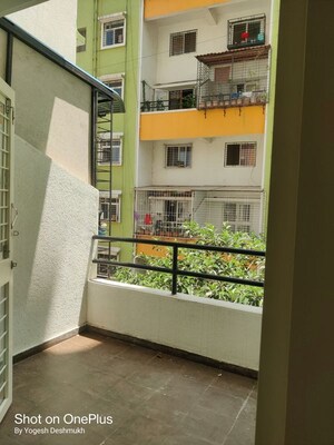 Balcony in 2 BHK Apartment at Ajit Green City, Shivane – for Rent