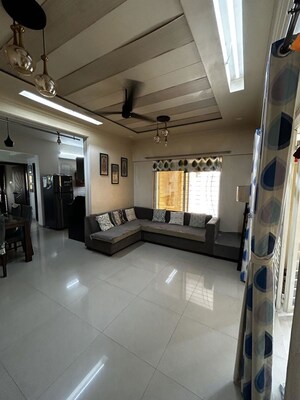 Living Room in 2 BHK Apartment at Dwarka Suncrest Phase 3, Pimple Saudagar – for Rent