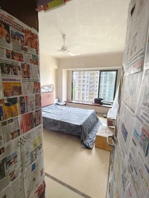Bedroom in 3 BHK Apartment at Shagun CHS, Malad East – for Rent