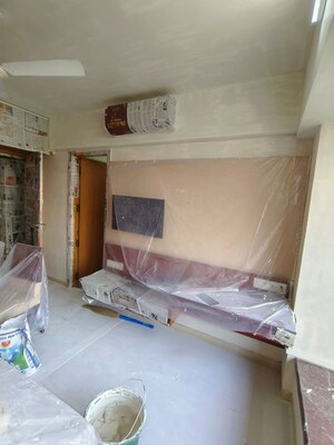 Living Room in 3 BHK Apartment at Shagun CHS, Malad East – for Rent