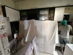 Kitchen in 3 BHK Apartment at Shagun CHS, Malad East – for Rent