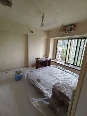 Bedroom in 3 BHK Apartment at Shagun CHS, Malad East – for Rent