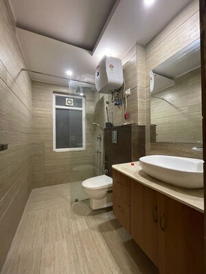 Attached Bathroom in 3 BHK Builder Floor at Sushant Lok Iii – for Rent