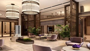 Living Room in 2.5 BHK Apartment at Indiabulls Blu, Worli – for Sale