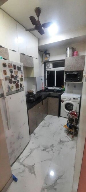 Kitchen in 1 BHK Apartment at Raheja Ridgewood, Goregaon East – for Rent