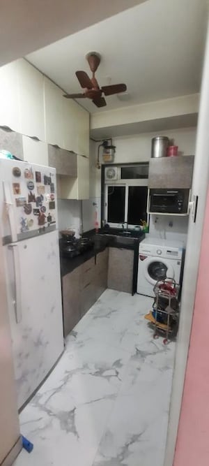Kitchen in 1 BHK Apartment at Raheja Ridgewood, Goregaon East – for Rent
