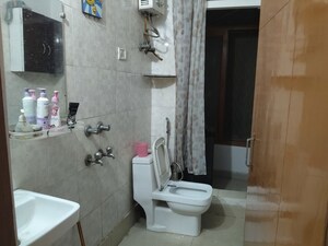 Bathroom in 3 BHK Builder Floor at Saket – for Rent