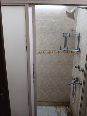 Bathroom in 3 BHK Builder Floor at Kalkaji – for Rent