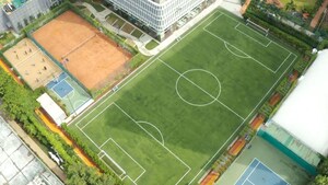 Balcony in 3 BHK Apartment at Prestige Jasdan Classic, Mahalaxmi – for Rent