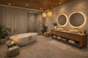 Bathroom in 3 BHK Villa at Vijay Nagar – for Sale