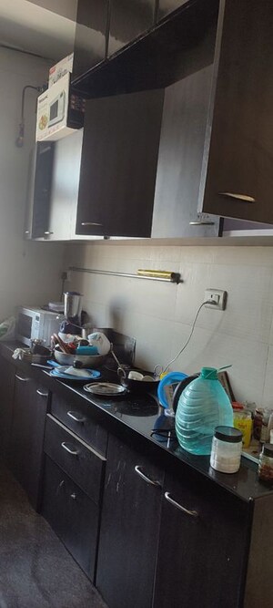 Kitchen in 3 BHK Apartment at Vasant Valley Ivy Tower, Malad East – for Rent