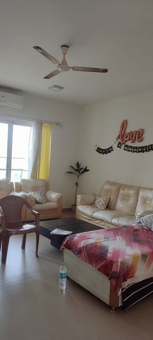 Living Room in 3 BHK Apartment at Vasant Valley Ivy Tower, Malad East – for Rent