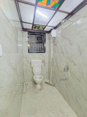 Bathroom in 3 BHK Apartment at Guru Kripa Residency, Chembur – for Rent