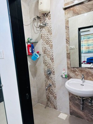 Bathroom in 2.5 BHK Apartment at Akansha Millan Hills, Vartak Nagar – for Rent