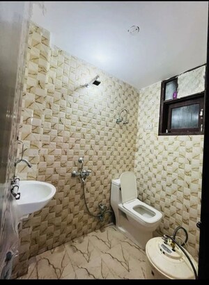 Bathroom in 1 BHK Builder Floor at Saket – for Rent